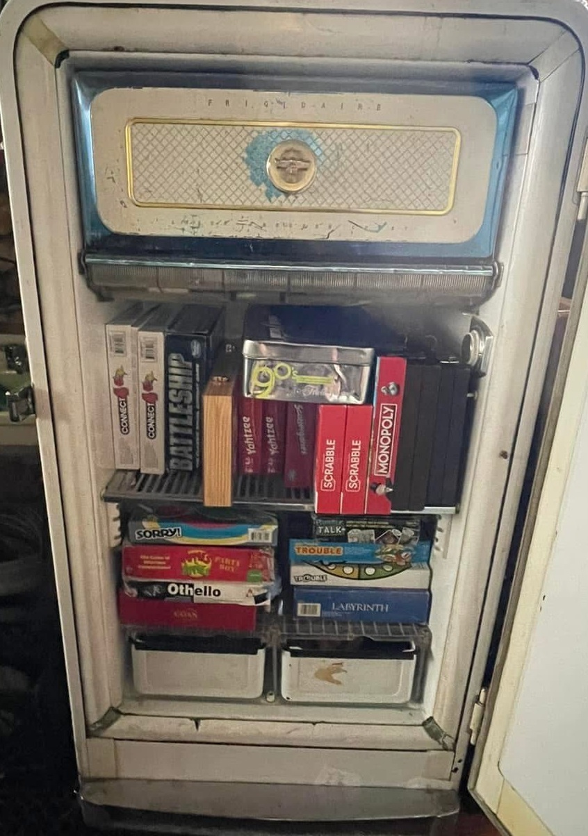 Game fridge - Board Games